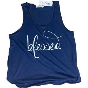 L.A. Soul Navy Tank Top - Size Large